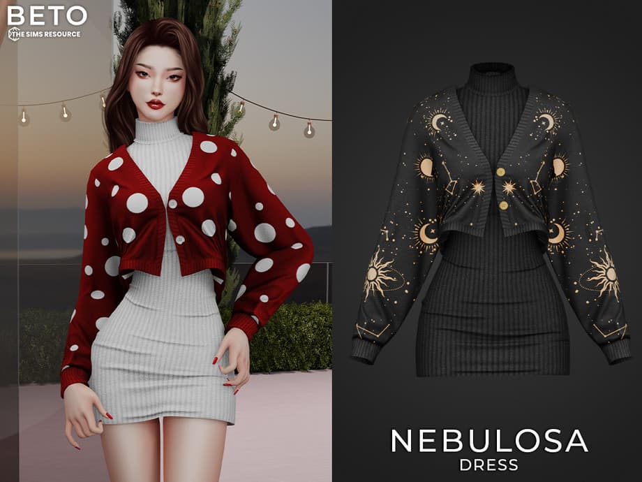 Скриншот мода Платье Nebulosa Dress
